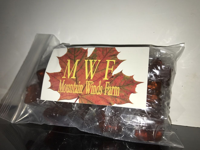 bag of maple drops